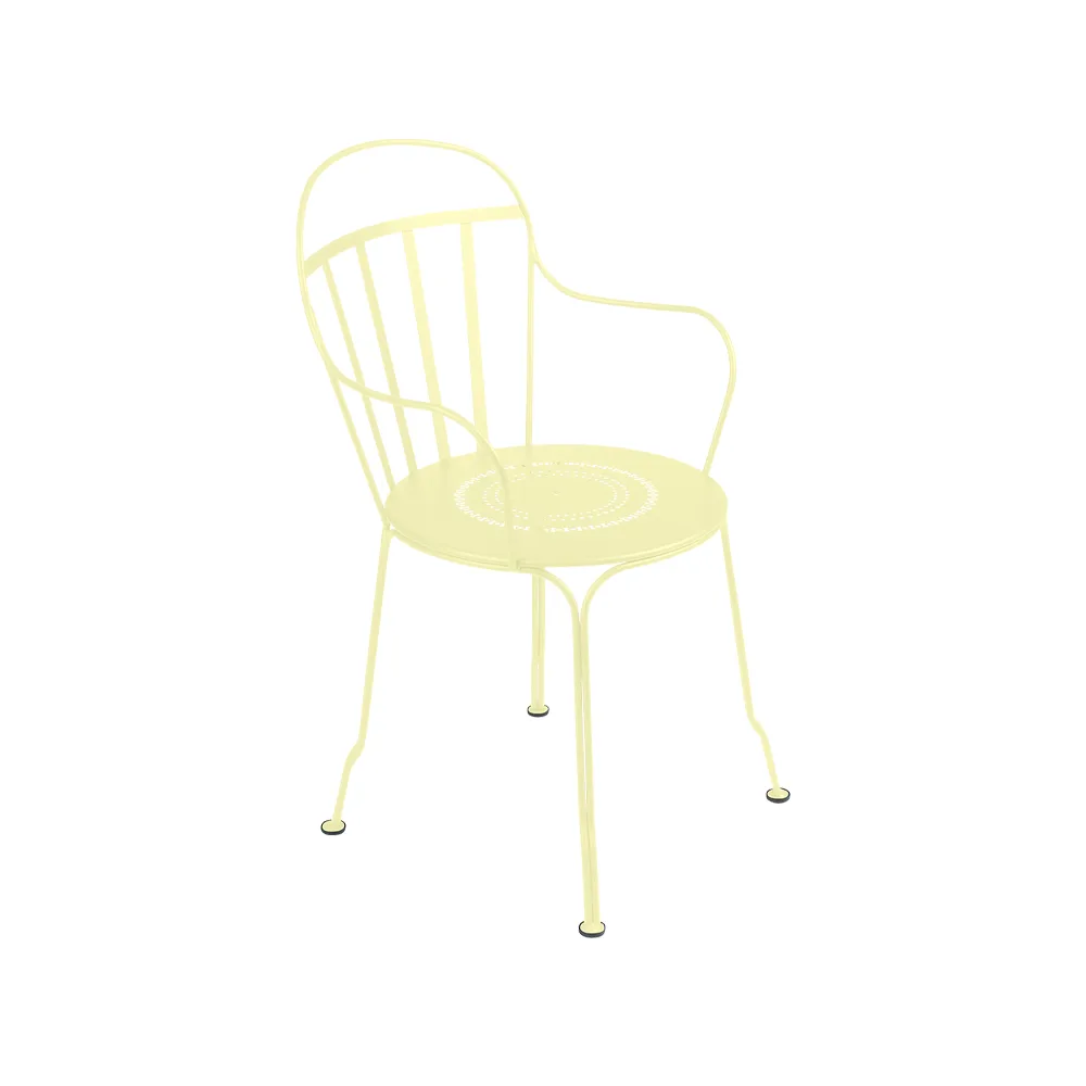 Louvre karmstol, Frosted lemon (gul) Fermob