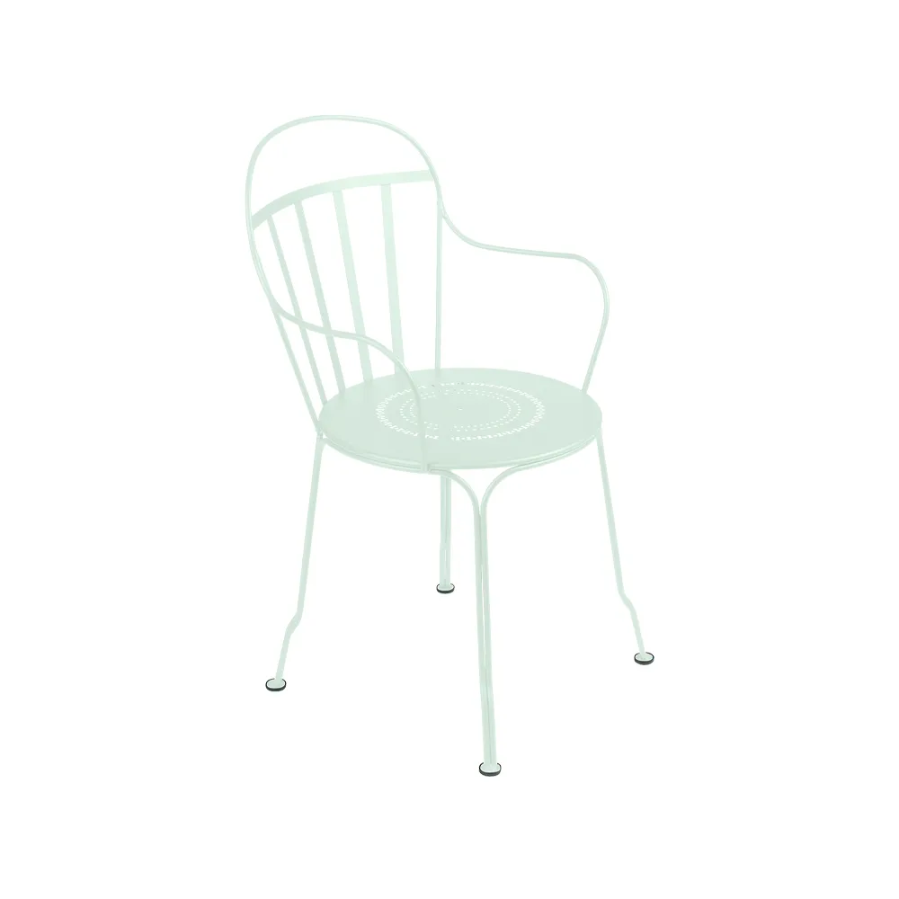 Louvre karmstol, Ice mint (grön) Fermob