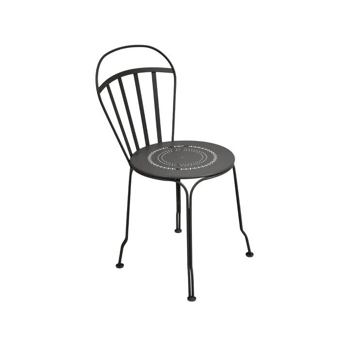 Louvre stol - Liquorice (svart) - Fermob
