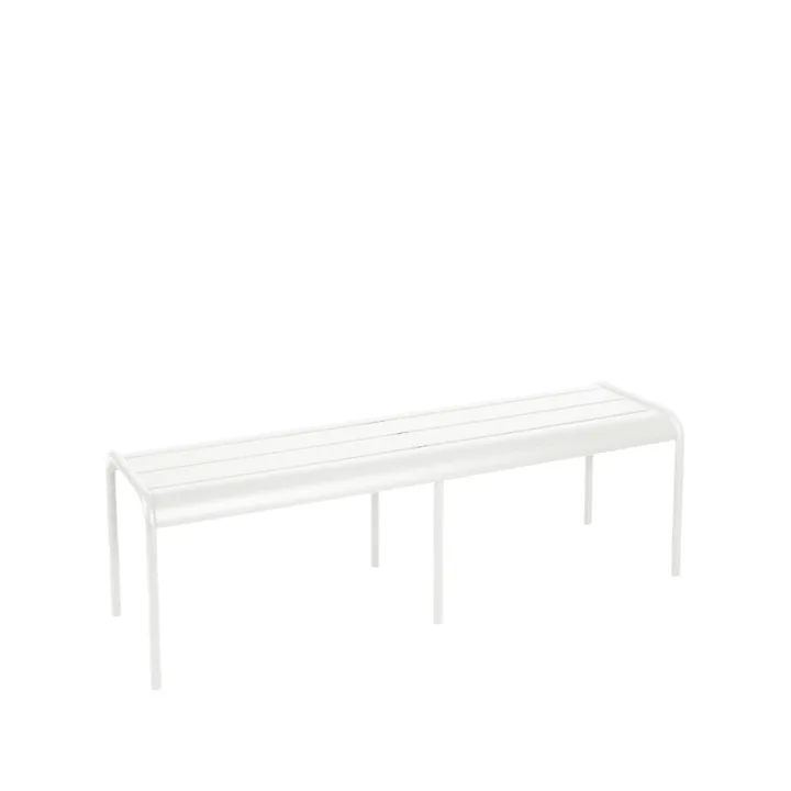 Luxembourg bänk - Cotton white (vit) - Fermob
