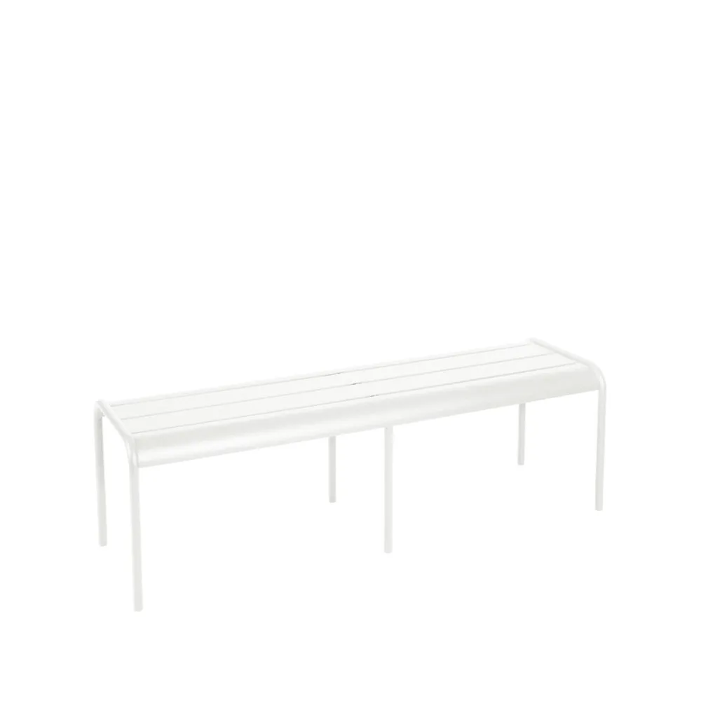 Luxembourg bänk, cotton white Fermob