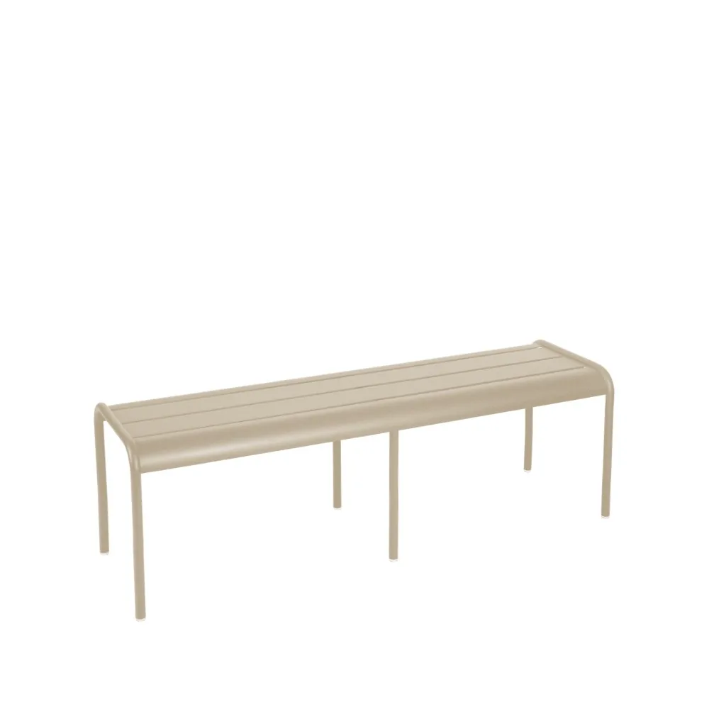 Luxembourg bänk, Nutmeg (beige) Fermob