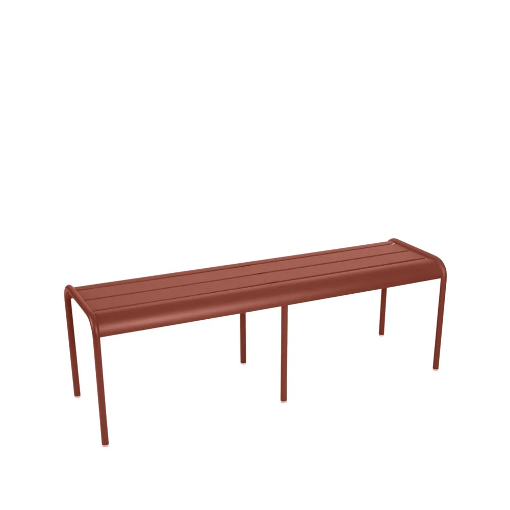 Luxembourg bänk, Red ochre (röd) Fermob