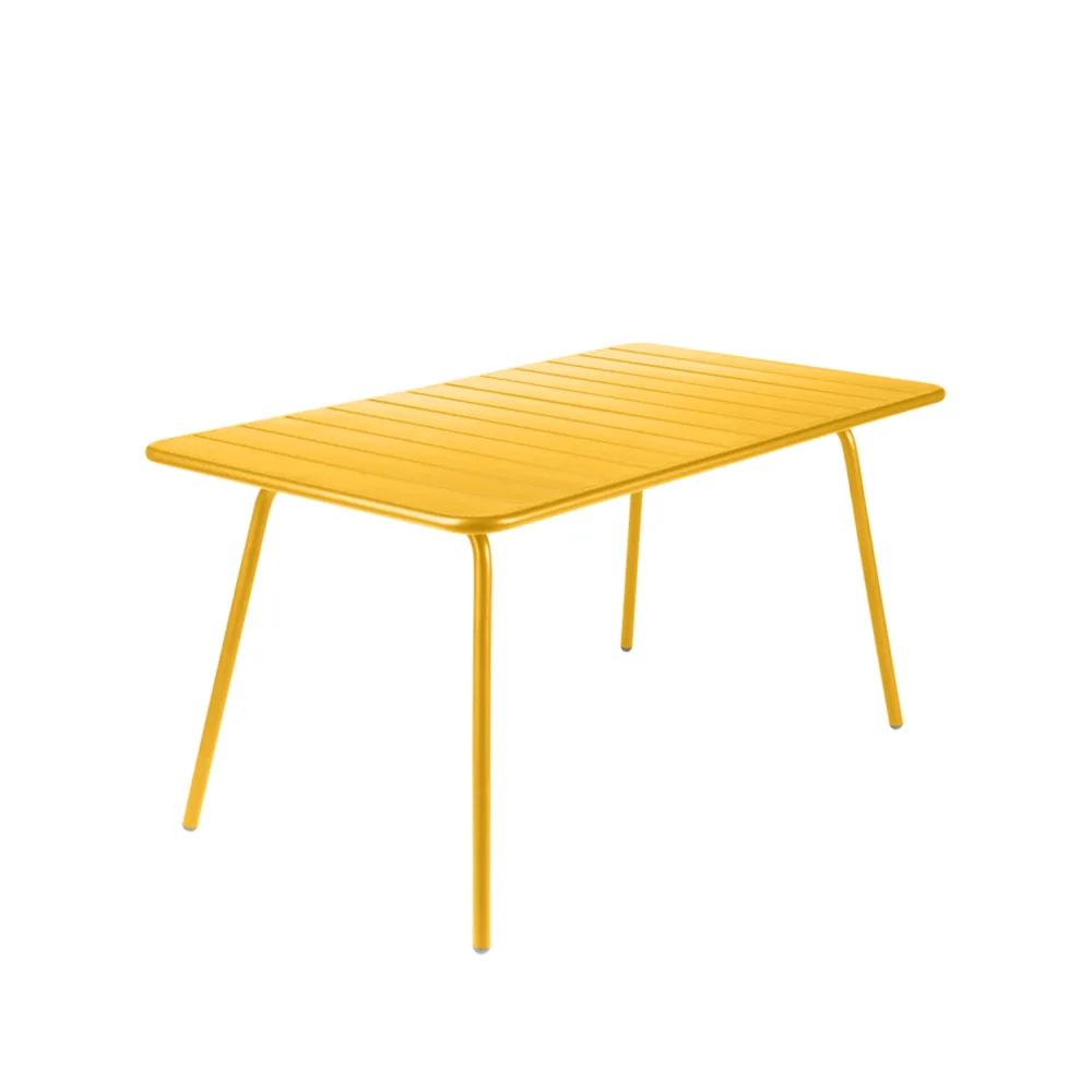 Luxembourg bord 143x80 cm, Honey (gul) Fermob