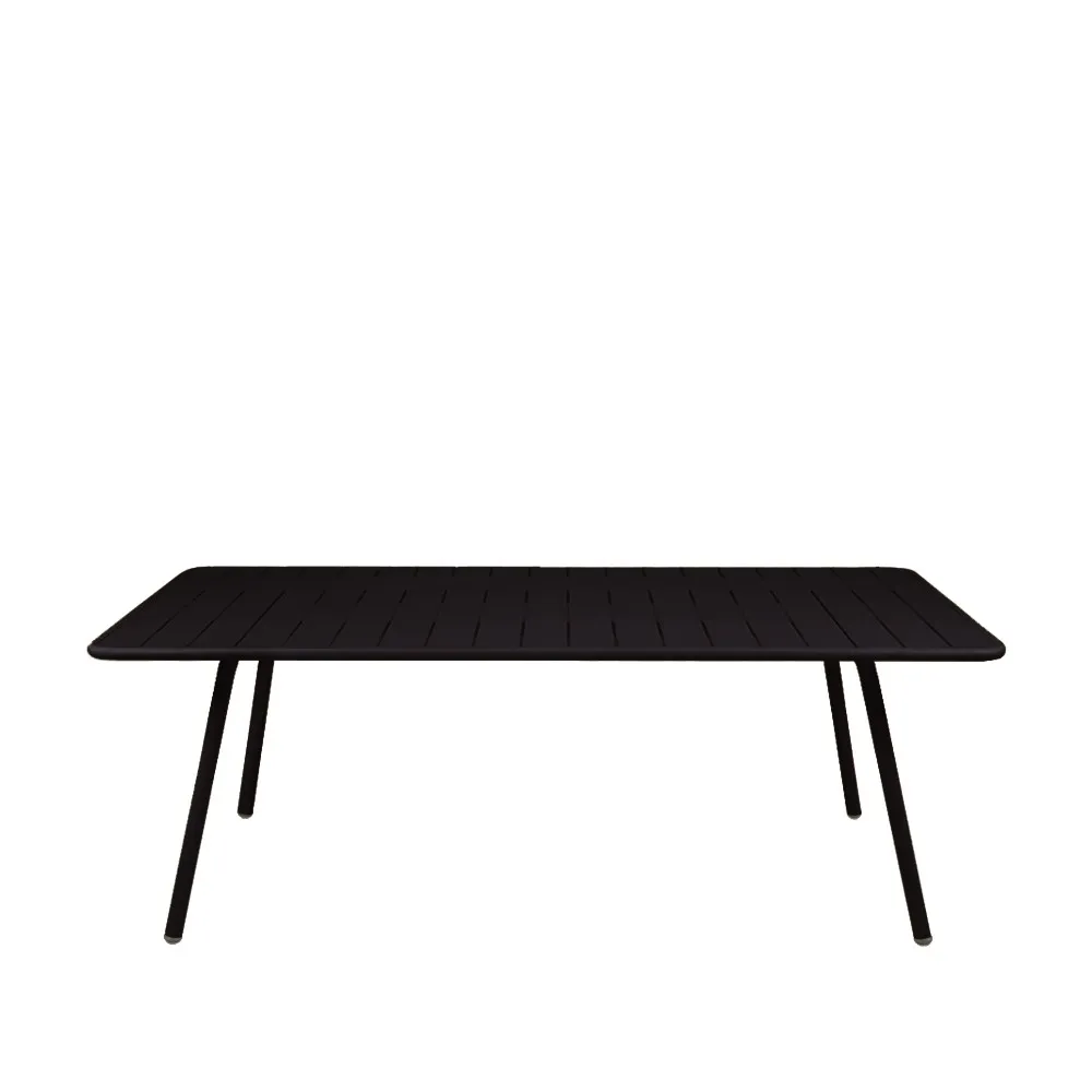 Luxembourg bord 207x100 cm, Liquorice (svart) Fermob