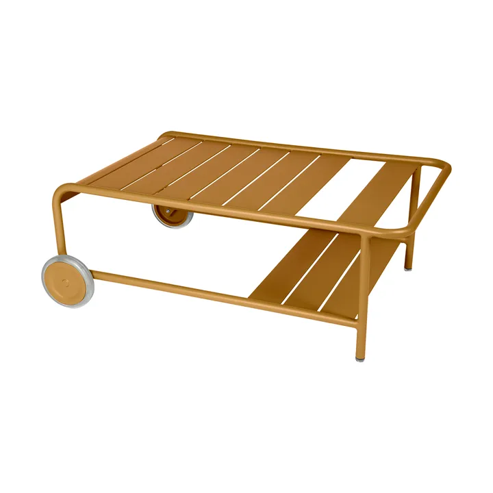 Luxembourg bord lågt - Gingerbread-med hjul - Fermob