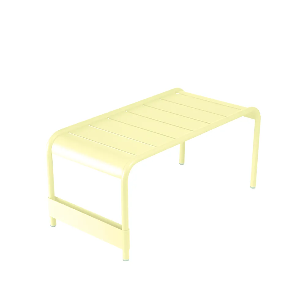 Luxembourg bord/fotpall, Frosted lemon (gul), large Fermob