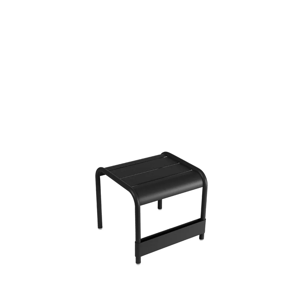 Luxembourg bord/fotpall, Liquorice (svart), small Fermob