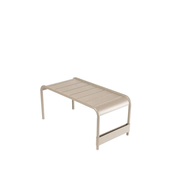 Luxembourg bord/fotpall - Nutmeg (beige), large - Fermob