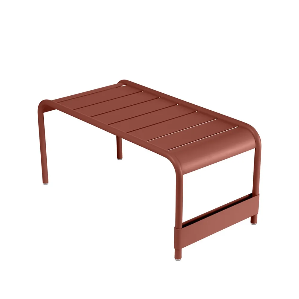 Luxembourg bord/fotpall, Red ochre (röd), large Fermob