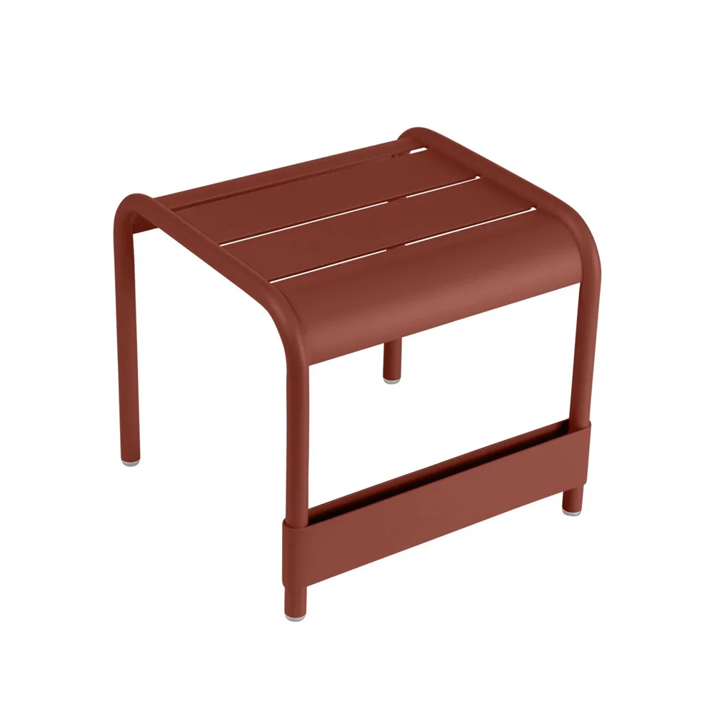 Luxembourg bord/fotpall, Red ochre (röd), small Fermob