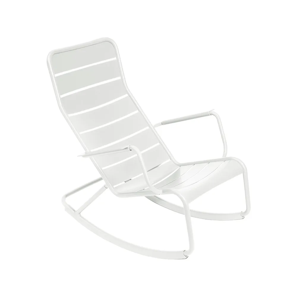 Luxembourg gungstol, Cotton white (vit) Fermob