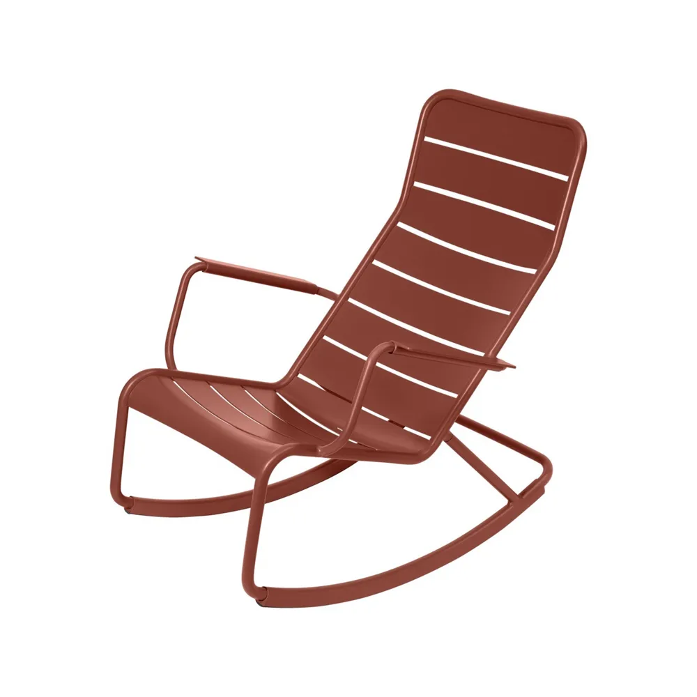 Luxembourg gungstol, red ochre Fermob