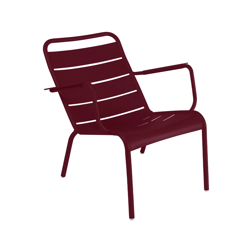 Luxembourg karmstol låg, Black cherry (vinröd) Fermob