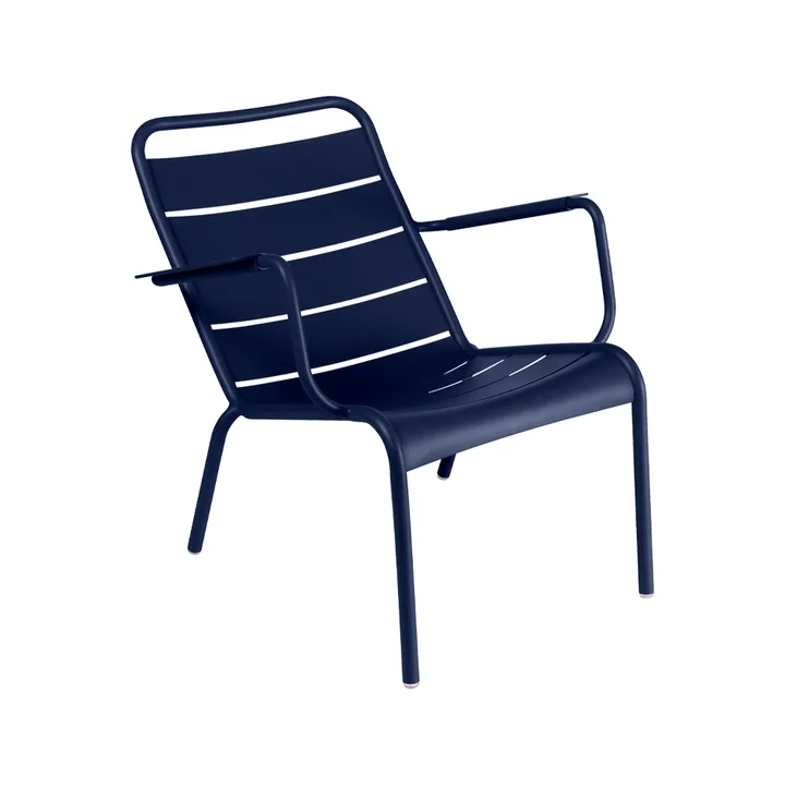 Luxembourg karmstol låg - Deep blue (blå) - Fermob