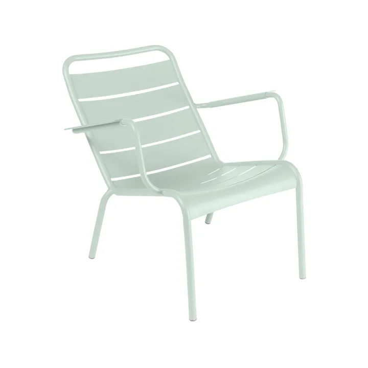 Luxembourg karmstol låg - Ice mint (grön) - Fermob