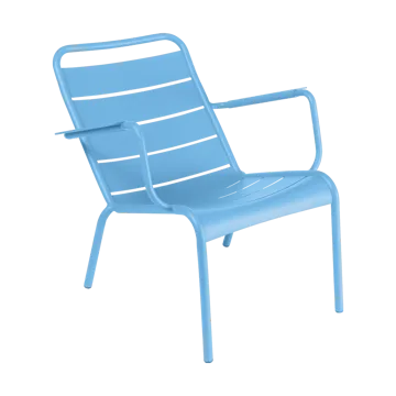 Luxembourg karmstol låg - Maya blue - Fermob