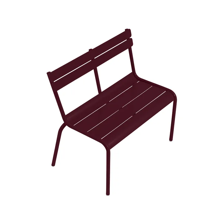 Luxembourg Kid Bench - Black cherry (vinröd) - Fermob