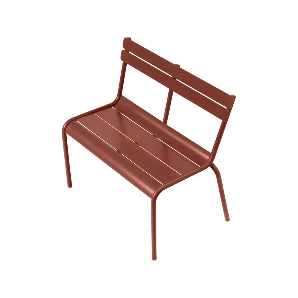Luxembourg Kid Bench, Red ochre (röd) Fermob