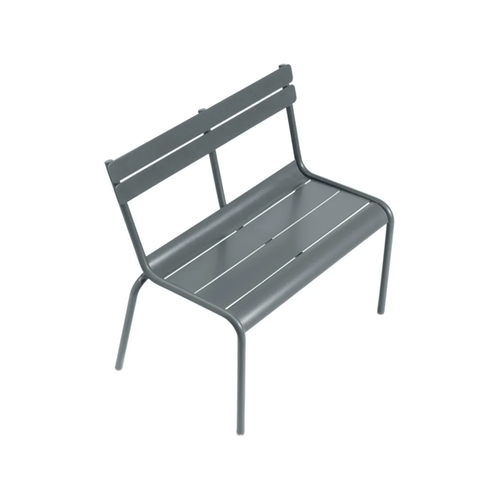 Luxembourg Kid Bench, Storm grey (grå) Fermob