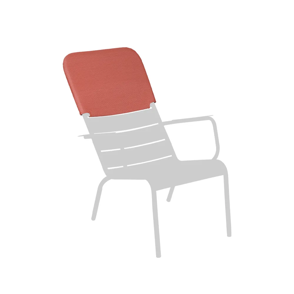 Luxembourg nackkudde, red ochre Fermob