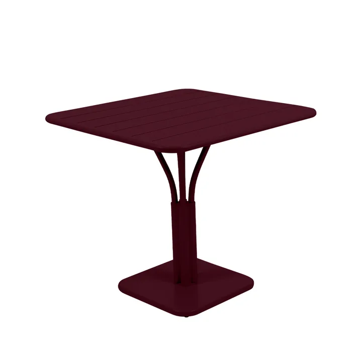 Luxembourg Pedestal bord kvadratiskt - black cherry - Fermob