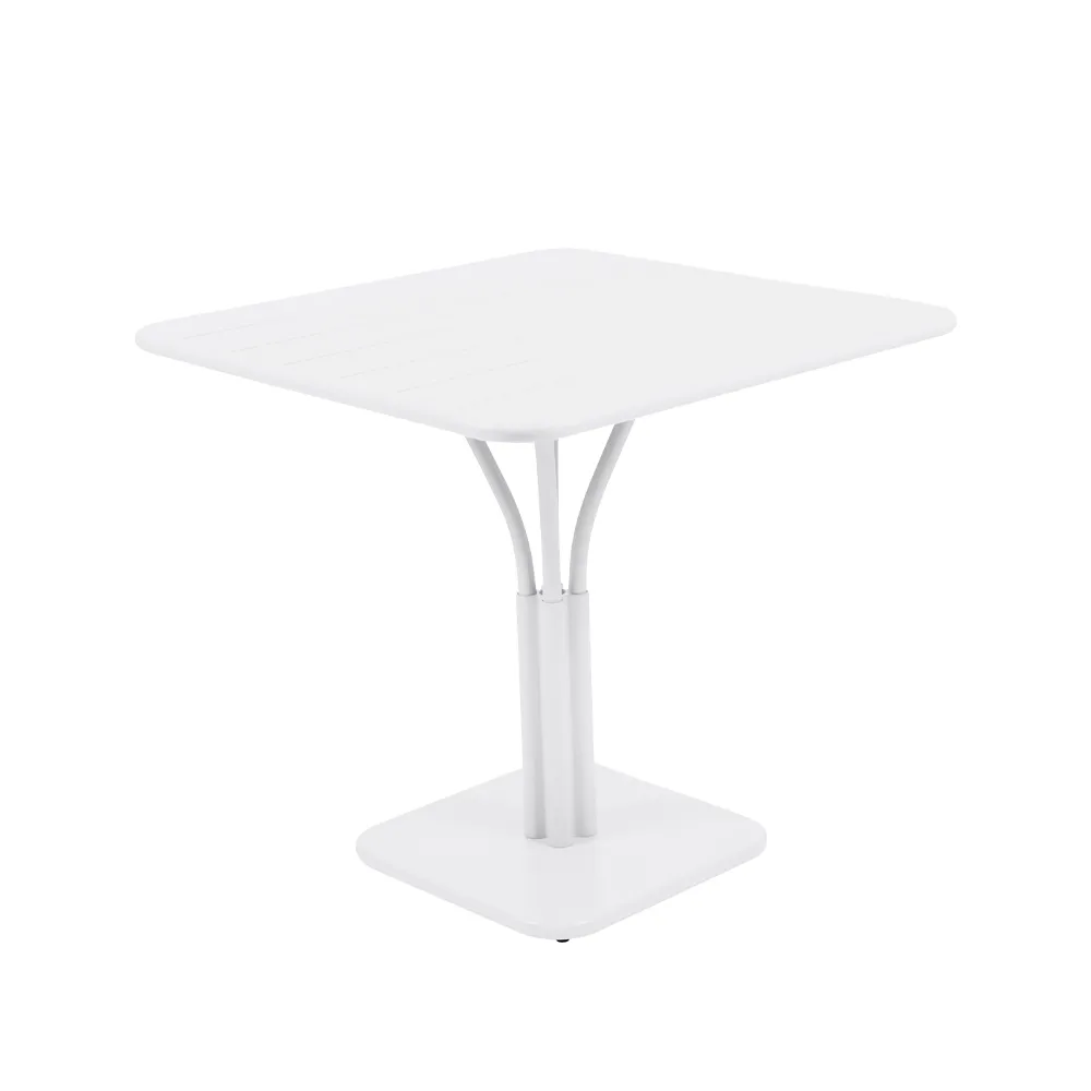Luxembourg Pedestal bord kvadratiskt, cotton white Fermob