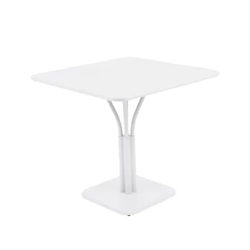 Luxembourg Pedestal bord kvadratiskt - cotton white - Fermob