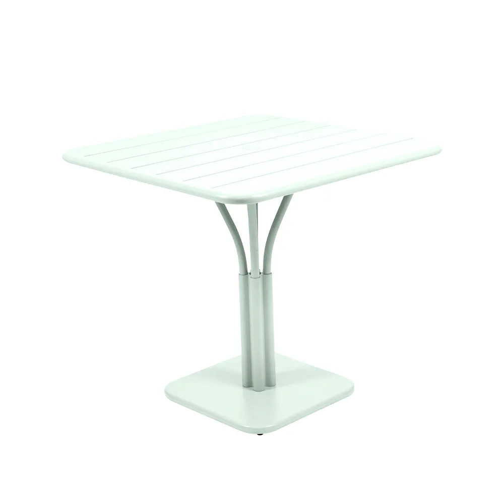 Luxembourg Pedestal bord kvadratiskt, ice mint Fermob