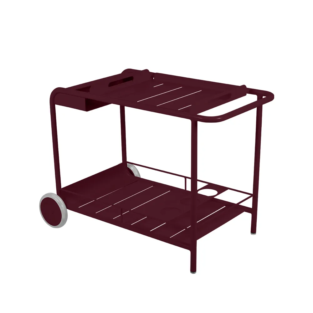 Luxembourg serveringsvagn, Black cherry (vinröd) Fermob