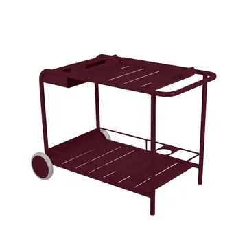 Luxembourg serveringsvagn - Black cherry (vinröd) - Fermob