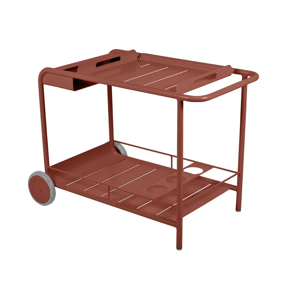 Luxembourg serveringsvagn, red ochre Fermob