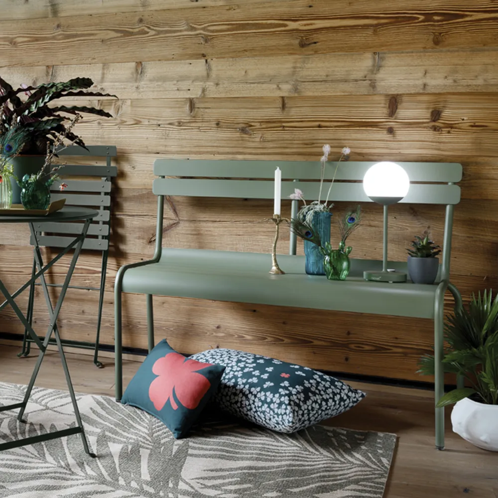 Luxembourg soffa 118x56x86 cm, Cedar green (grön) Fermob