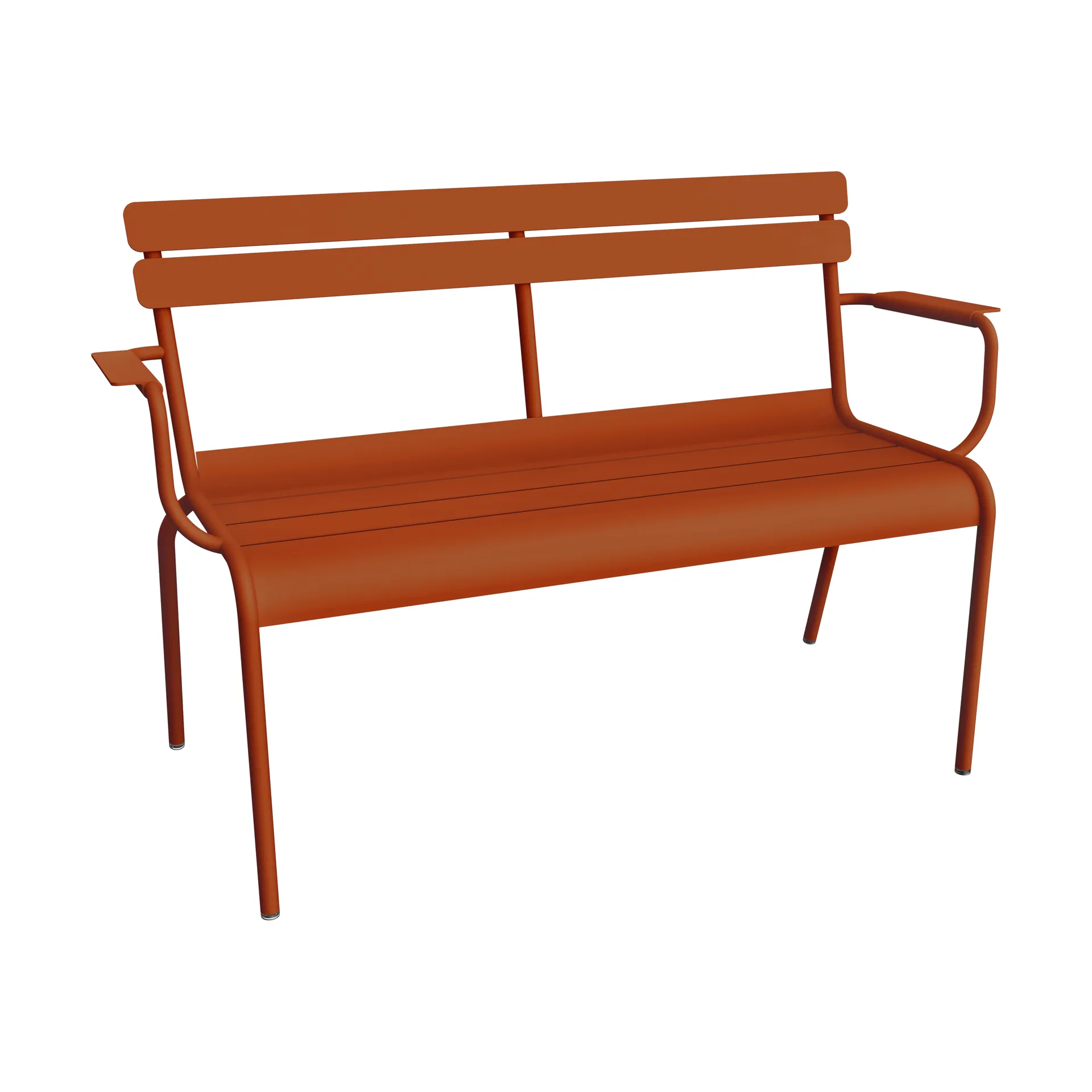 Luxembourg soffa med armstöd 131x55,5x86 cm, Candied orange (orange) Fermob