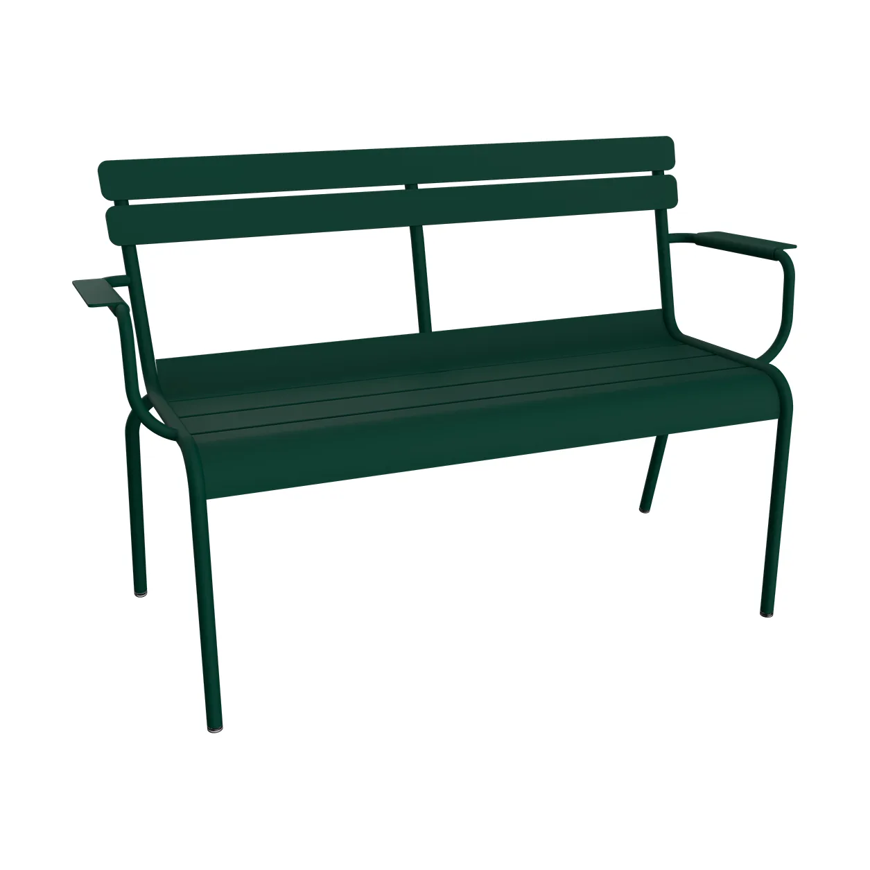 Luxembourg soffa med armstöd 131x55,5x86 cm, Cedar green Fermob