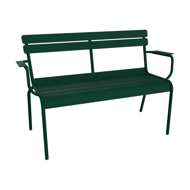 Luxembourg soffa med armstöd 131x55,5x86 cm - Cedar green - Fermob