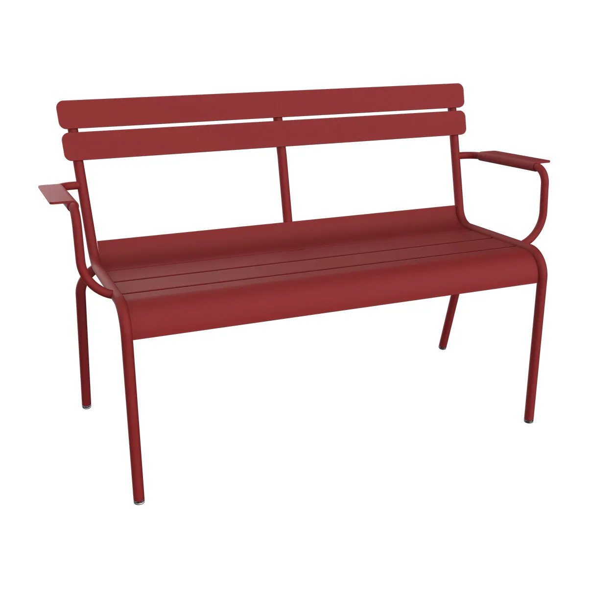 Luxembourg soffa med armstöd 131x55,5x86 cm, Chili Fermob