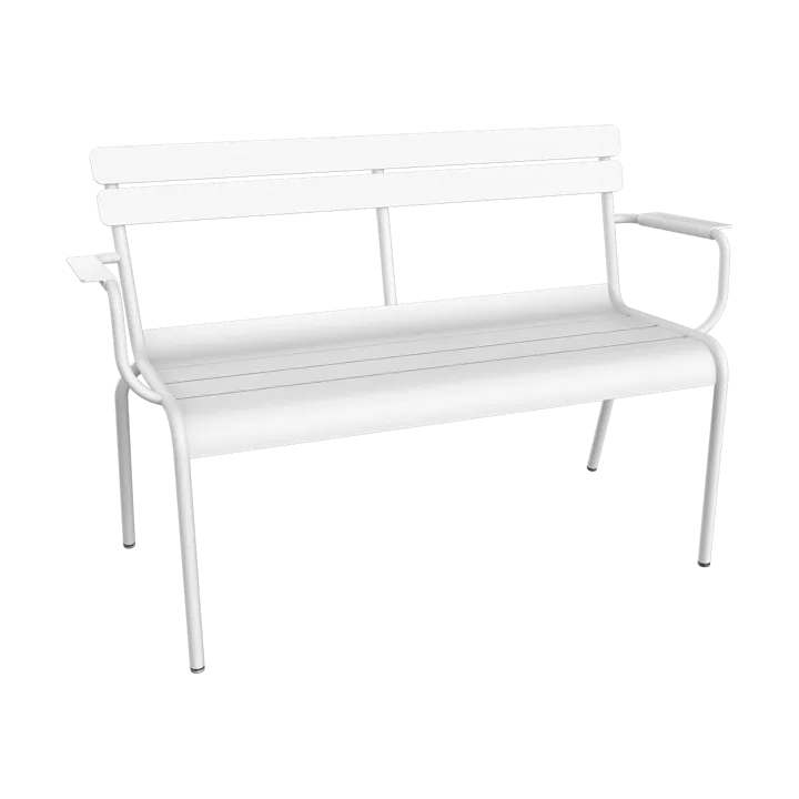Luxembourg soffa med armstöd 131x55,5x86 cm - Cotton white - Fermob