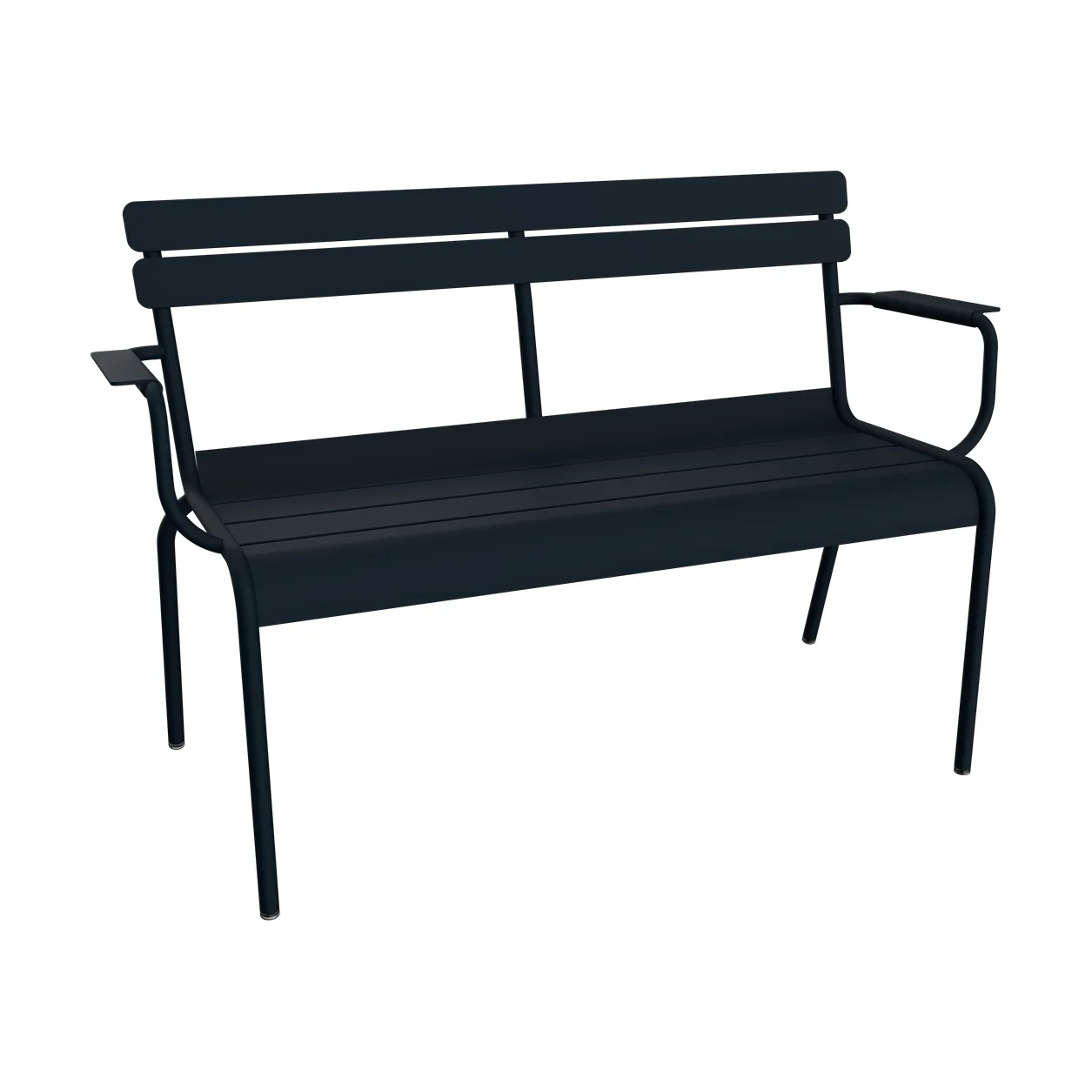 Luxembourg soffa med armstöd 131x55,5x86 cm, Deep blue (blå) Fermob