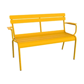Luxembourg soffa med armstöd 131x55,5x86 cm - Honey (gul) - Fermob