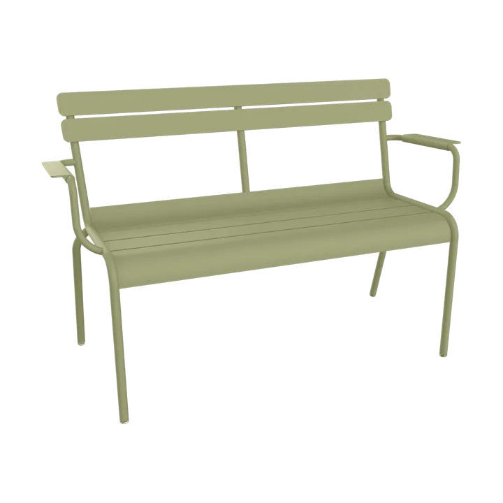 Luxembourg soffa med armstöd 131x55,5x86 cm - Willow Green - Fermob
