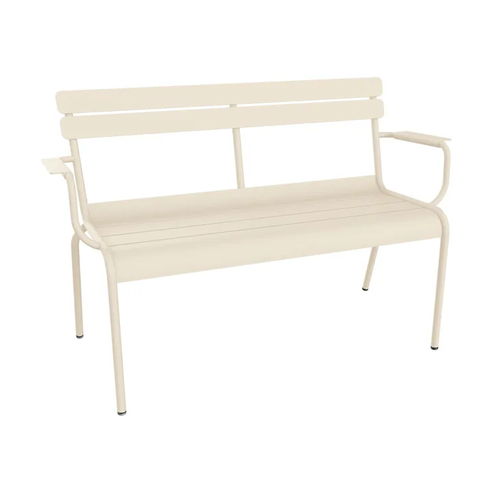 Luxembourg trädgårdsbänk 131 cm - Latte beige (beige) - Fermob