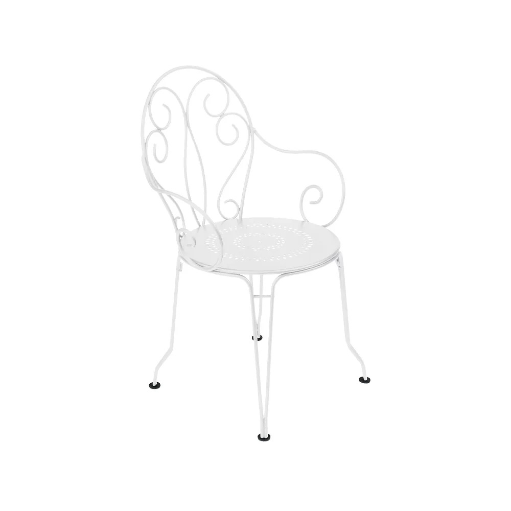 Montmartre karmstol, cotton white Fermob