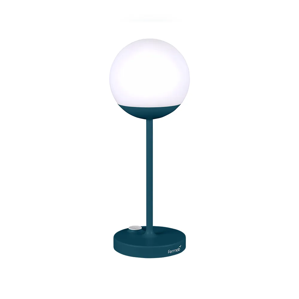 Mooon! bordslampa, acapulco blue, h.41 cm Fermob