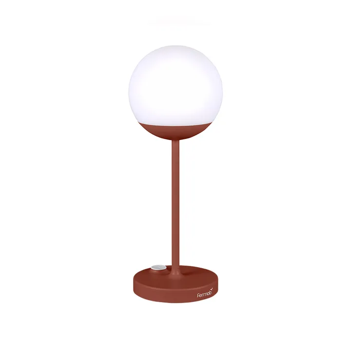 Mooon! bordslampa - Red ochre (röd), h.41 cm - Fermob