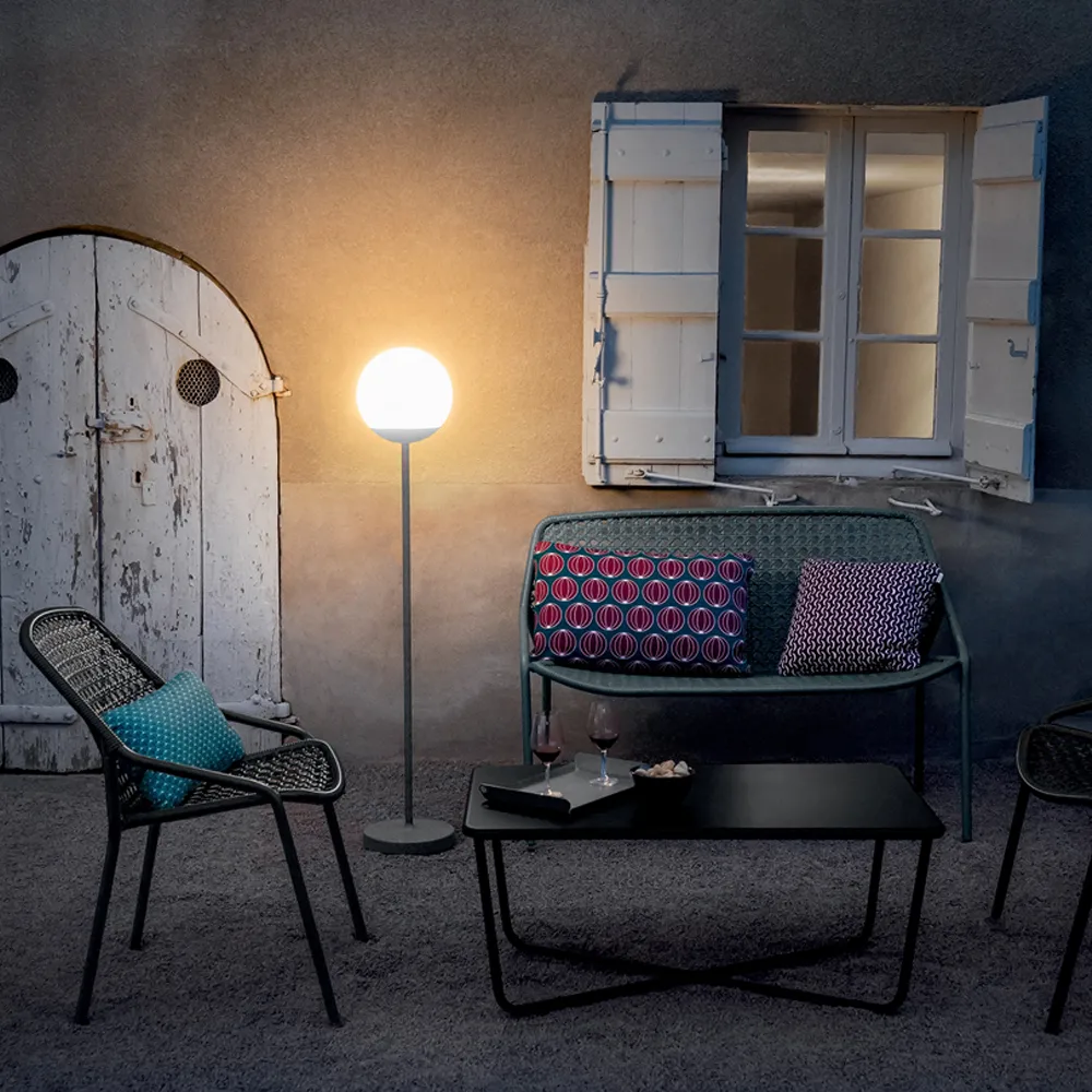 Mooon! golvlampa, acapulco blue Fermob