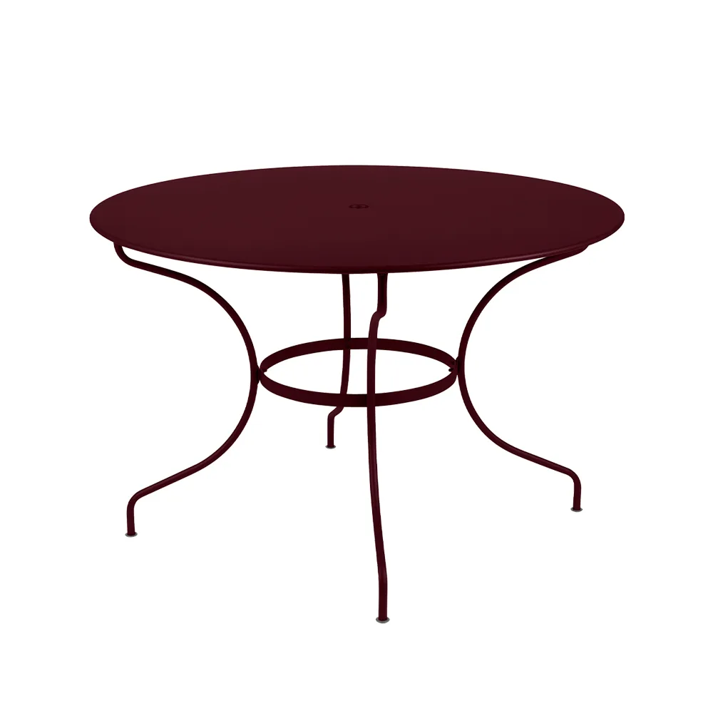 Opera+ bord Ø117 cm, black cherry Fermob