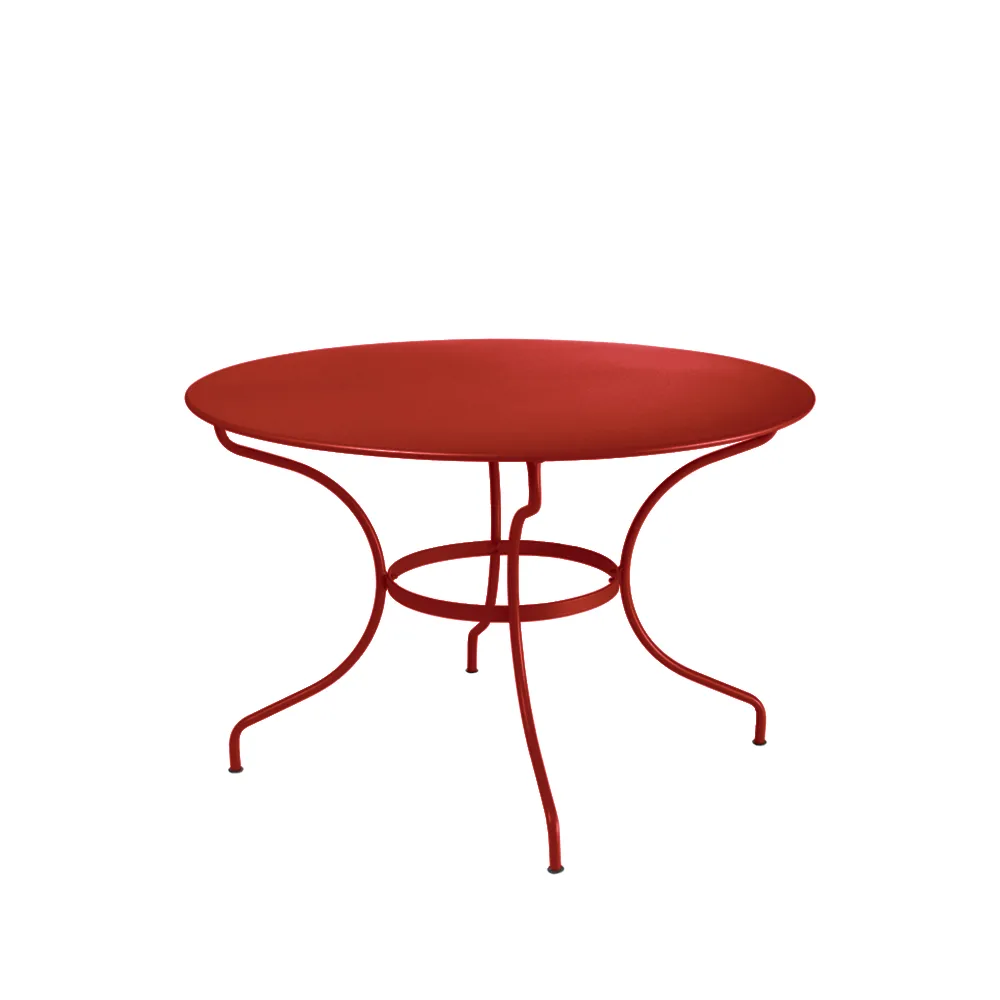 Opera+ bord Ø117 cm, chili Fermob