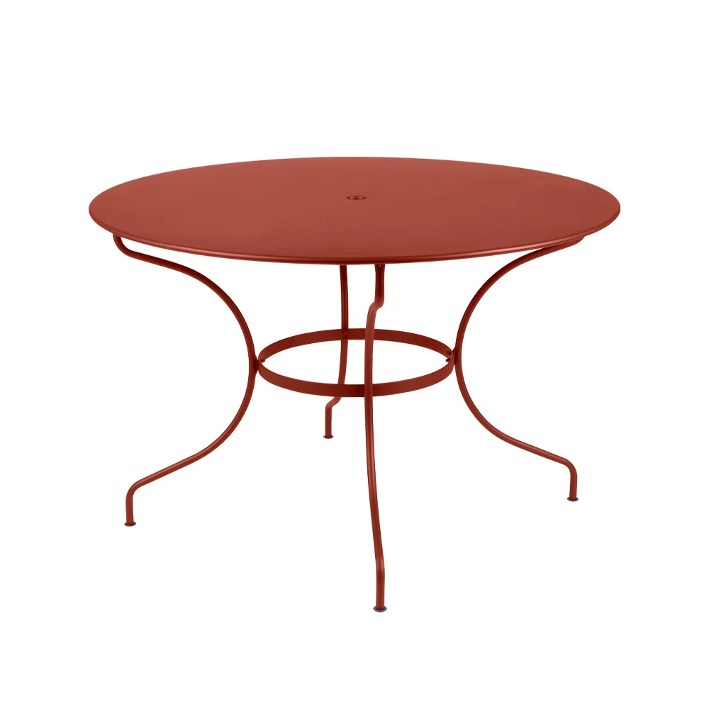 Opera+ bord Ø117 cm, red ochre Fermob