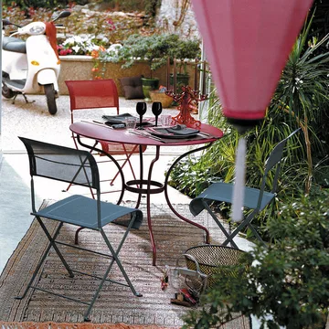 Opera+ bord Ø96 cm - acapulco blue - Fermob